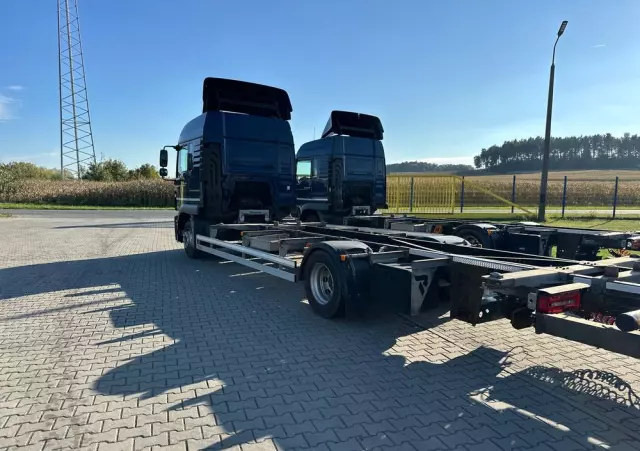 MAN TGM 12.250/E6/zestaw z przyczepą,poduszki P+T/kabina sypialna,automat,klima,webasto, 
