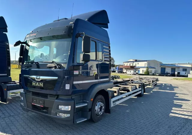 MAN TGM 12.250/E6/zestaw z przyczepą,poduszki P+T/kabina sypialna,automat,klima,webasto, 