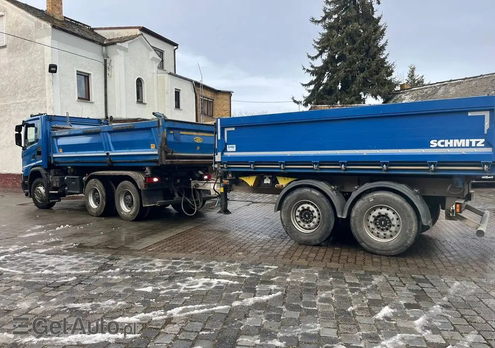 SCANIA G410 XT wywrotka 6x4, 3-str., MEILLER, BORDMATIC, ZESTAW, TOP! 