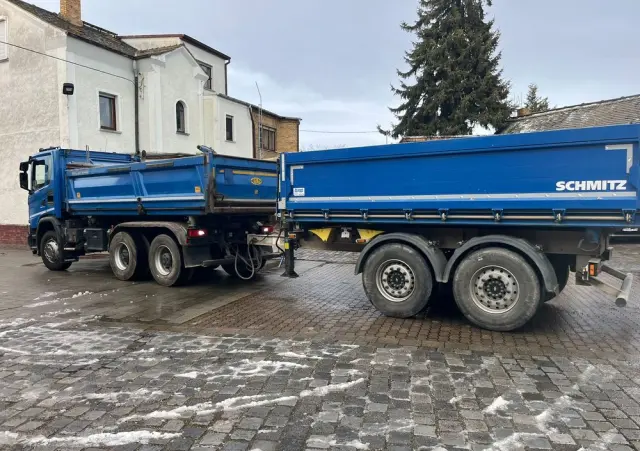 SCANIA G410 XT wywrotka 6x4, 3-str., MEILLER, BORDMATIC, ZESTAW, TOP! 