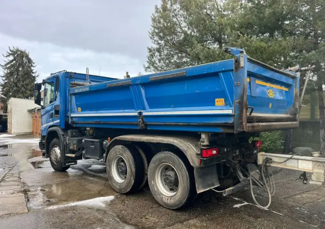 SCANIA G410 XT wywrotka 6x4, 3-str., MEILLER, BORDMATIC, ZESTAW, TOP! 