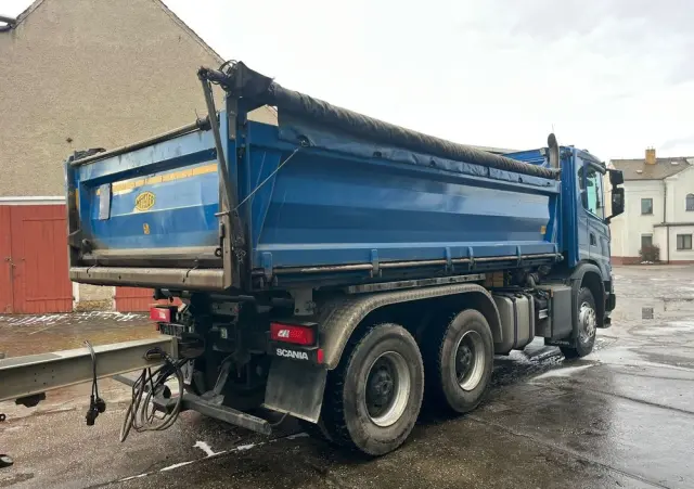 SCANIA G410 XT wywrotka 6x4, 3-str., MEILLER, BORDMATIC, ZESTAW, TOP! 