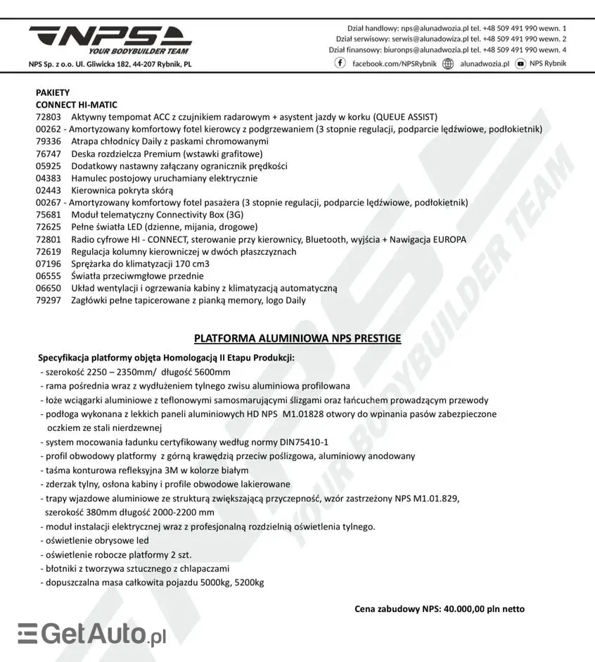 IVECO 50C21 NPS - autolaweta 