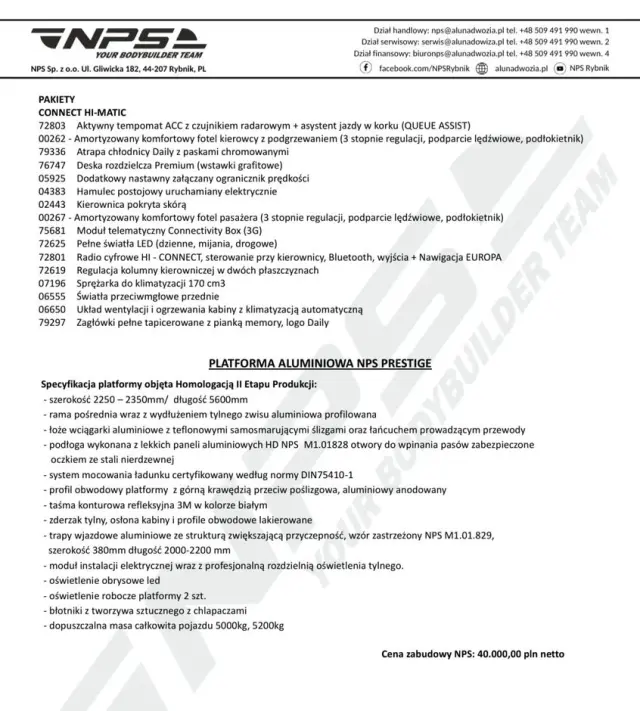 IVECO 50C21 NPS - autolaweta 