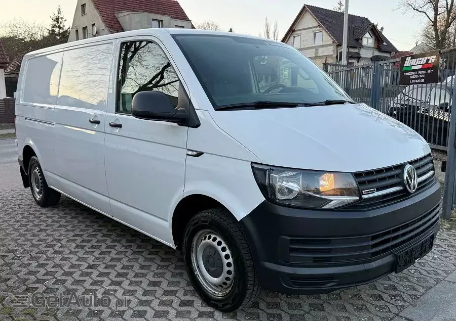 VOLKSWAGEN 2.0TDI 140ps 4MOTION Transporter T6 Długi Webasto SERWISOWANY Bezwypadek 2x przesuwne drzwi 
