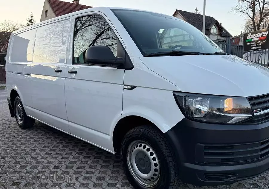VOLKSWAGEN 2.0TDI 140ps 4MOTION Transporter T6 Długi Webasto SERWISOWANY Bezwypadek 2x przesuwne drzwi 