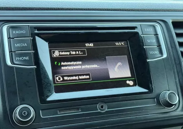 VOLKSWAGEN 2.0TDI 140ps 4MOTION Transporter T6 Długi Webasto SERWISOWANY Bezwypadek 2x przesuwne drzwi 