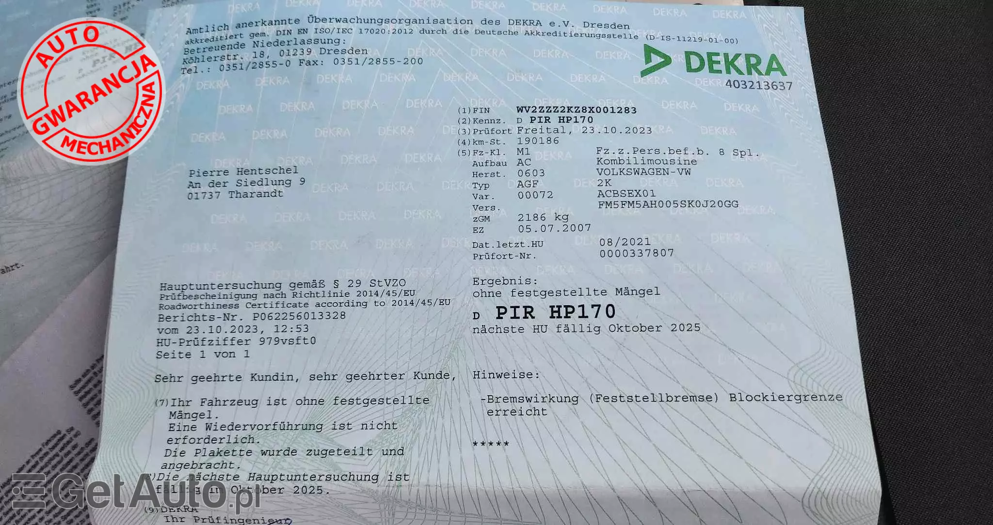 VOLKSWAGEN Caddy 1.6 Life Family (5-Si.)