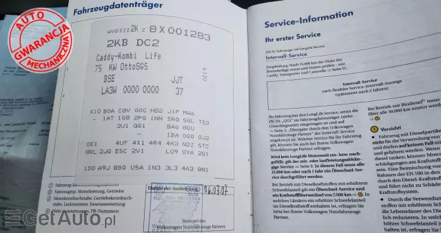 VOLKSWAGEN Caddy 1.6 Life Family (5-Si.)