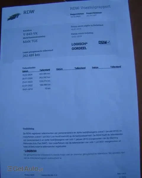 MAN TGE L5 H2 MAXI 140KM 