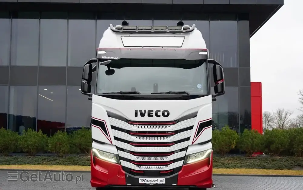 IVECO S-WAY / 510 / RETARDER / KLIMA POSTOJOWA / CAŁA NA PODUSZKACH 