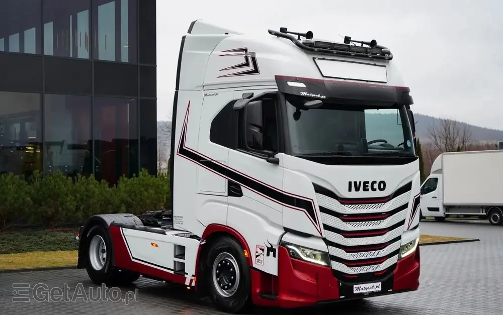 IVECO S-WAY / 510 / RETARDER / KLIMA POSTOJOWA / CAŁA NA PODUSZKACH 