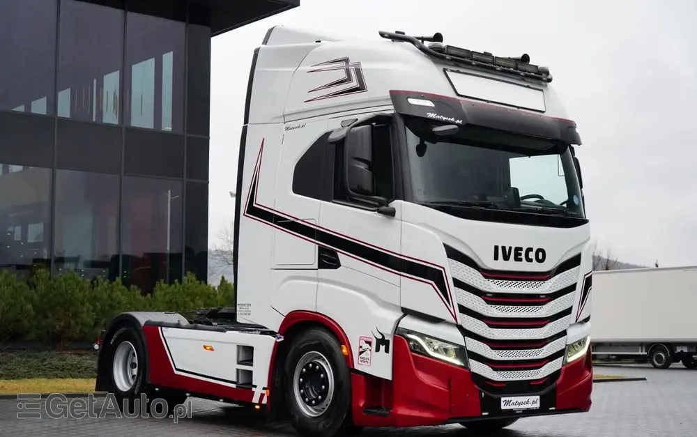 IVECO S-WAY / 510 / RETARDER / KLIMA POSTOJOWA / CAŁA NA PODUSZKACH 