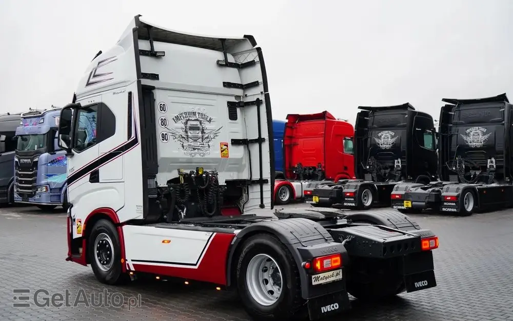 IVECO S-WAY / 510 / RETARDER / KLIMA POSTOJOWA / CAŁA NA PODUSZKACH 