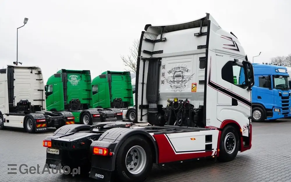 IVECO S-WAY / 510 / RETARDER / KLIMA POSTOJOWA / CAŁA NA PODUSZKACH 