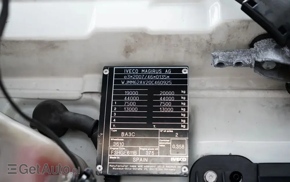 IVECO S-WAY / 510 / RETARDER / KLIMA POSTOJOWA / CAŁA NA PODUSZKACH 