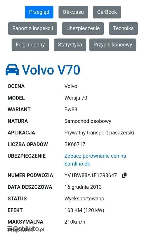 VOLVO V70 