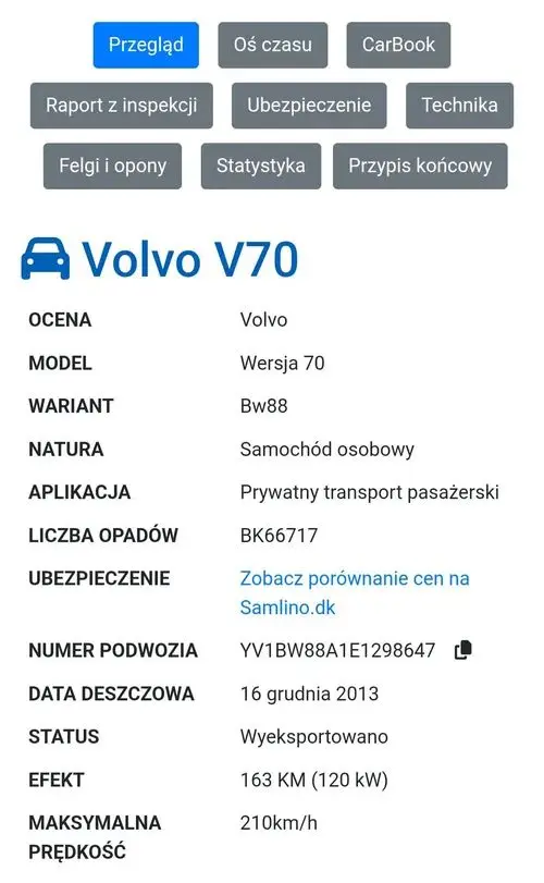 VOLVO V70 