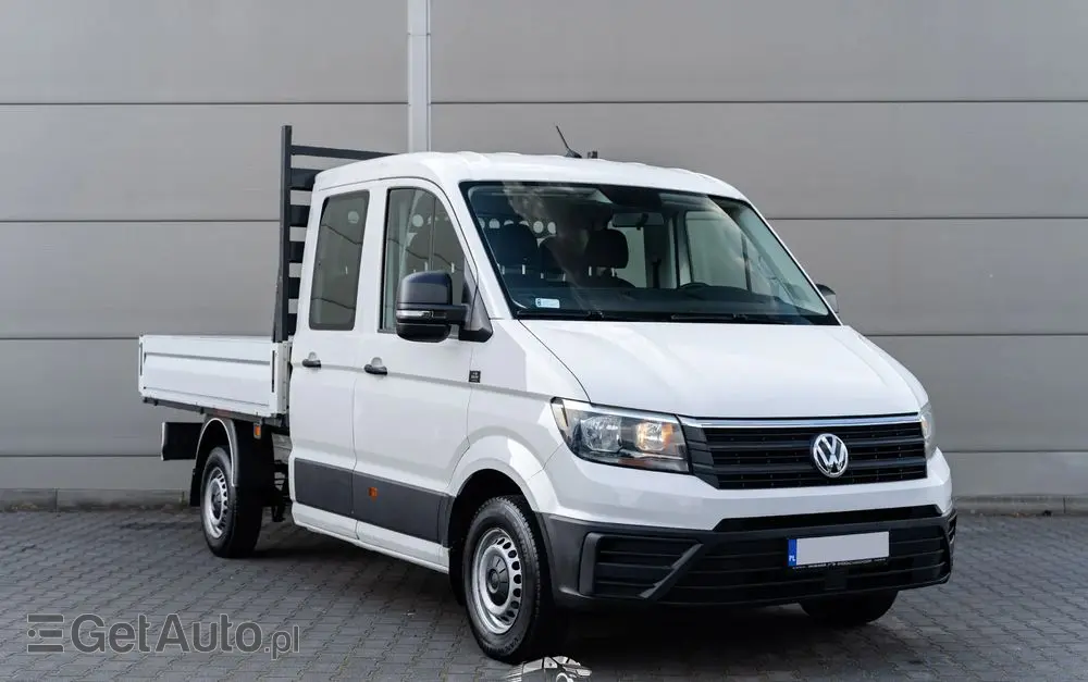 VOLKSWAGEN Crafter Doka Brygadówka 7-miejsc Skrzynia Salon PL, Jeden Właściciel *FINANSOWANIE* 