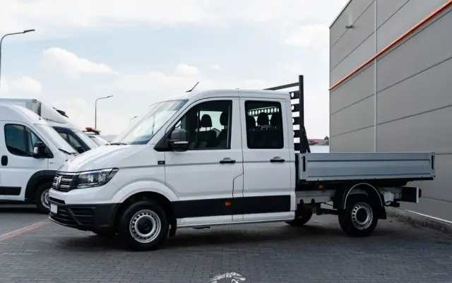 VOLKSWAGEN Crafter Doka Brygadówka 7-miejsc Skrzynia Salon PL, Jeden Właściciel *FINANSOWANIE* 