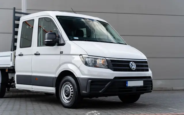 VOLKSWAGEN Crafter Doka Brygadówka 7-miejsc Skrzynia Salon PL, Jeden Właściciel *FINANSOWANIE* 