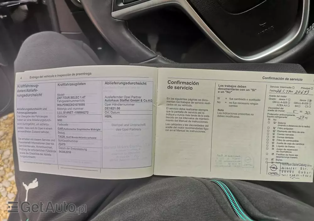 OPEL Zafira Tourer 1.4 Turbo ecoFLEX Start/Stop Business Edition