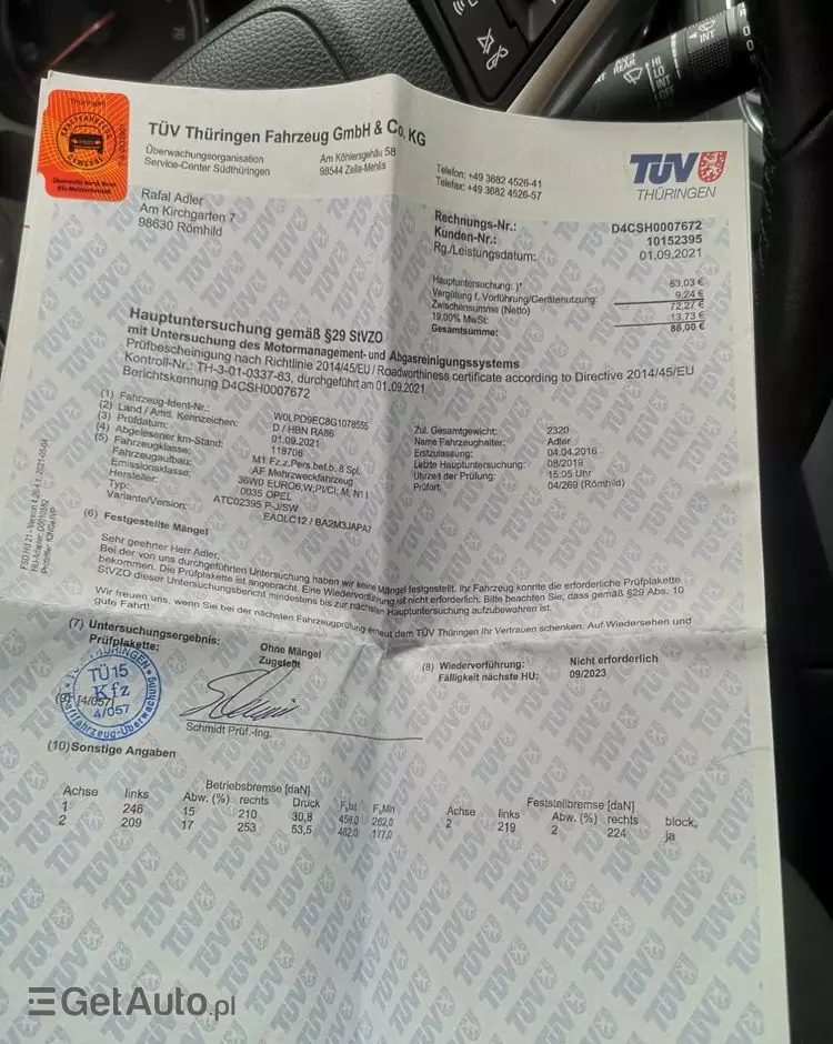 OPEL Zafira Tourer 1.4 Turbo ecoFLEX Start/Stop Business Edition