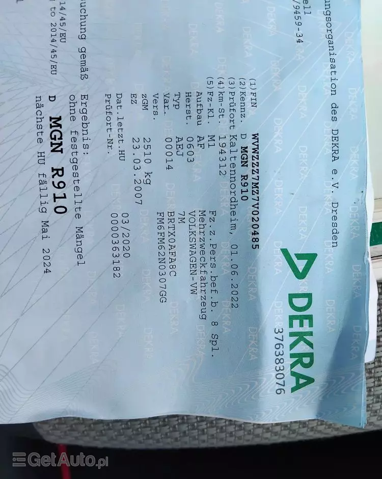 VOLKSWAGEN Sharan 2.0 TDI Freestyle