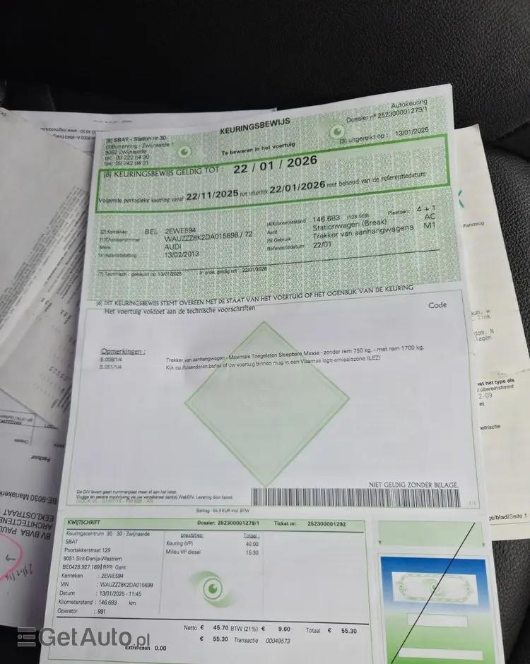 AUDI A4 Allroad 2.0 TDI DPF