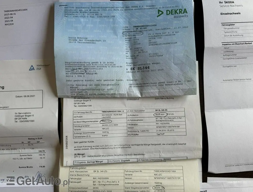 SKODA RAPID Spaceback 1.2 TSI (Green tec) Emotion Plus