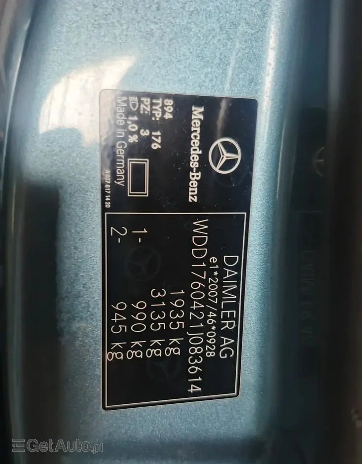 MERCEDES-BENZ Klasa A 