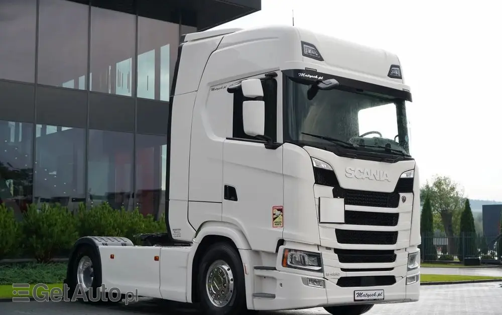 SCANIA S 450 / RETARDER / KLIMA POSTOJOWA  / ALUFELGI / 