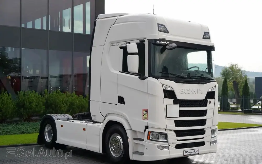 SCANIA S 450 / RETARDER / KLIMA POSTOJOWA  / ALUFELGI / 