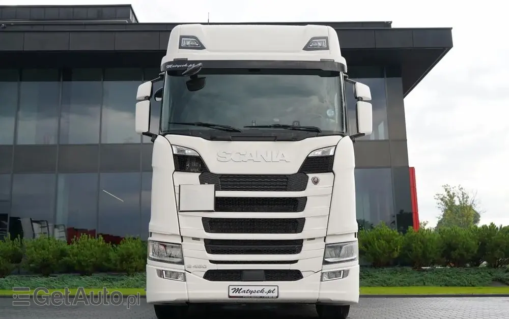 SCANIA S 450 / RETARDER / KLIMA POSTOJOWA  / ALUFELGI / 