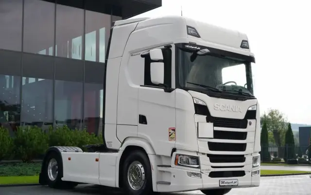 SCANIA S 450 / RETARDER / KLIMA POSTOJOWA  / ALUFELGI / 