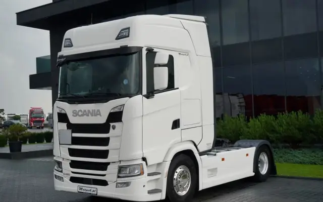 SCANIA S 450 / RETARDER / KLIMA POSTOJOWA  / ALUFELGI / 