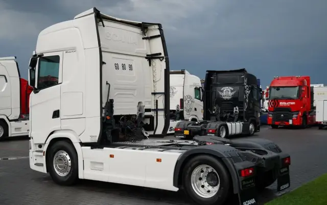 SCANIA S 450 / RETARDER / KLIMA POSTOJOWA  / ALUFELGI / 