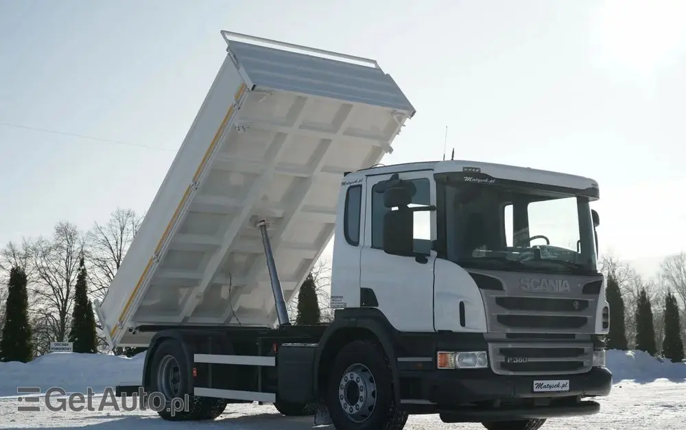 SCANIA P 360 / 4x2 / WYWROTKA 3 STRONNY KIPPER 4,5M / SPECJALNY /  EURO 6 / 