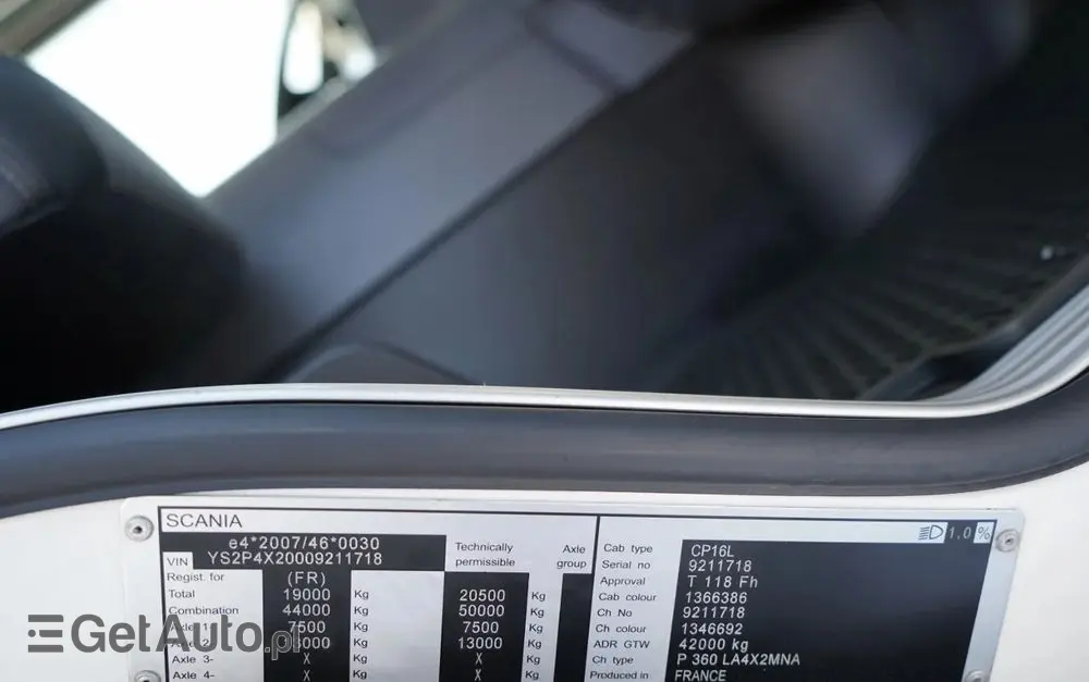 SCANIA P 360 / 4x2 / WYWROTKA 3 STRONNY KIPPER 4,5M / SPECJALNY /  EURO 6 / 