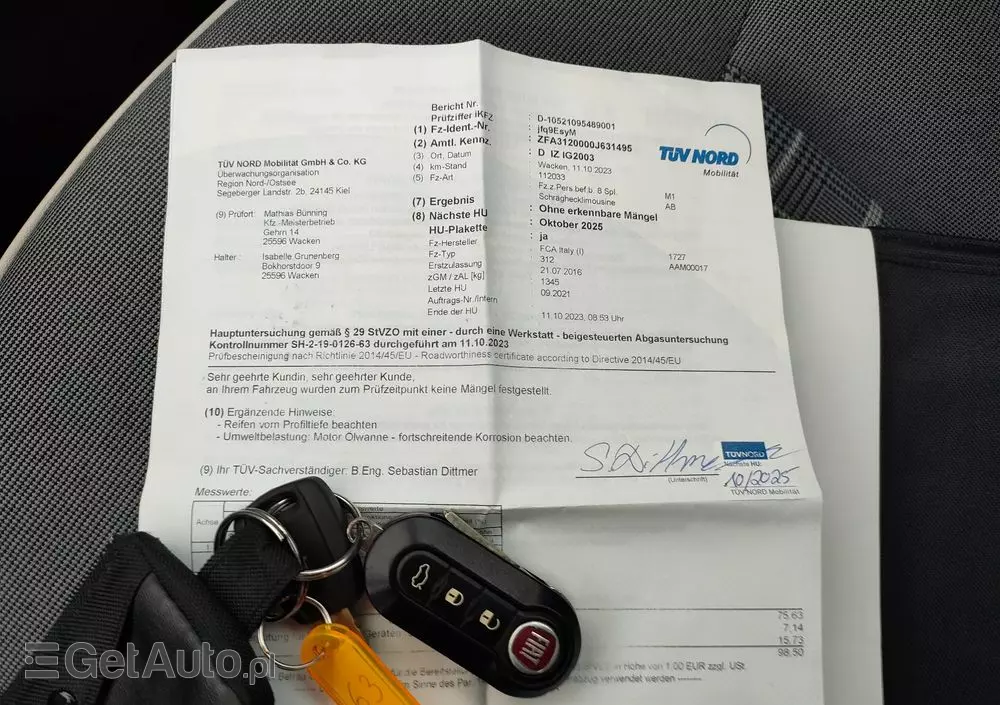 FIAT 500 1.2 8V Lounge