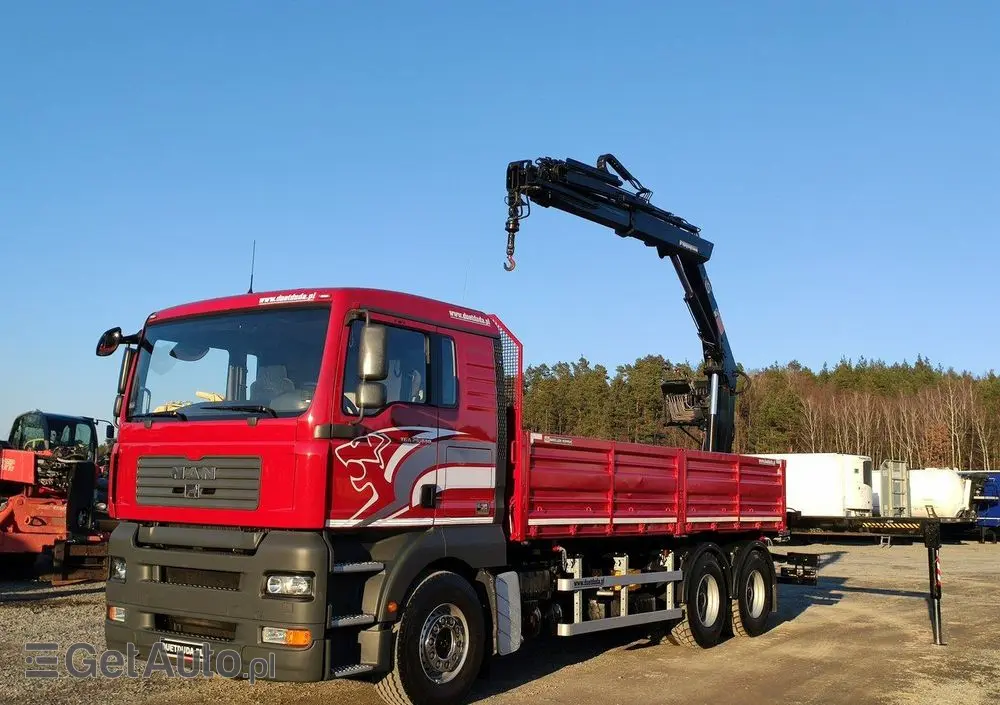 MAN Man 26.440 6x4 HDS HIAB 166 B-3 DUO Wywrotka Meiller 2-stronna 
