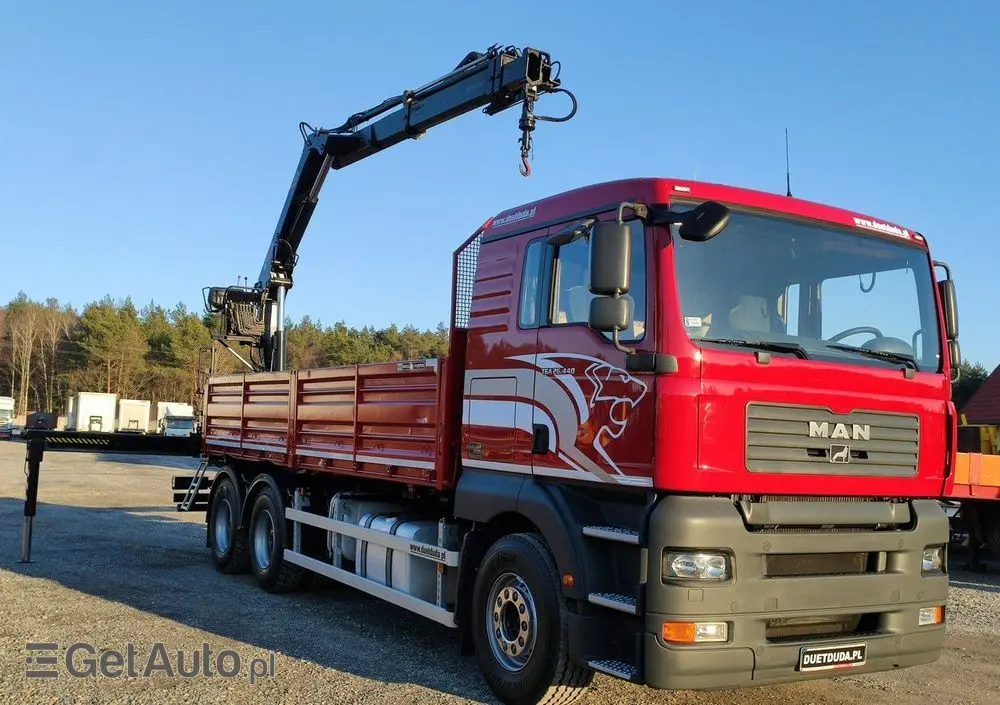 MAN Man 26.440 6x4 HDS HIAB 166 B-3 DUO Wywrotka Meiller 2-stronna 
