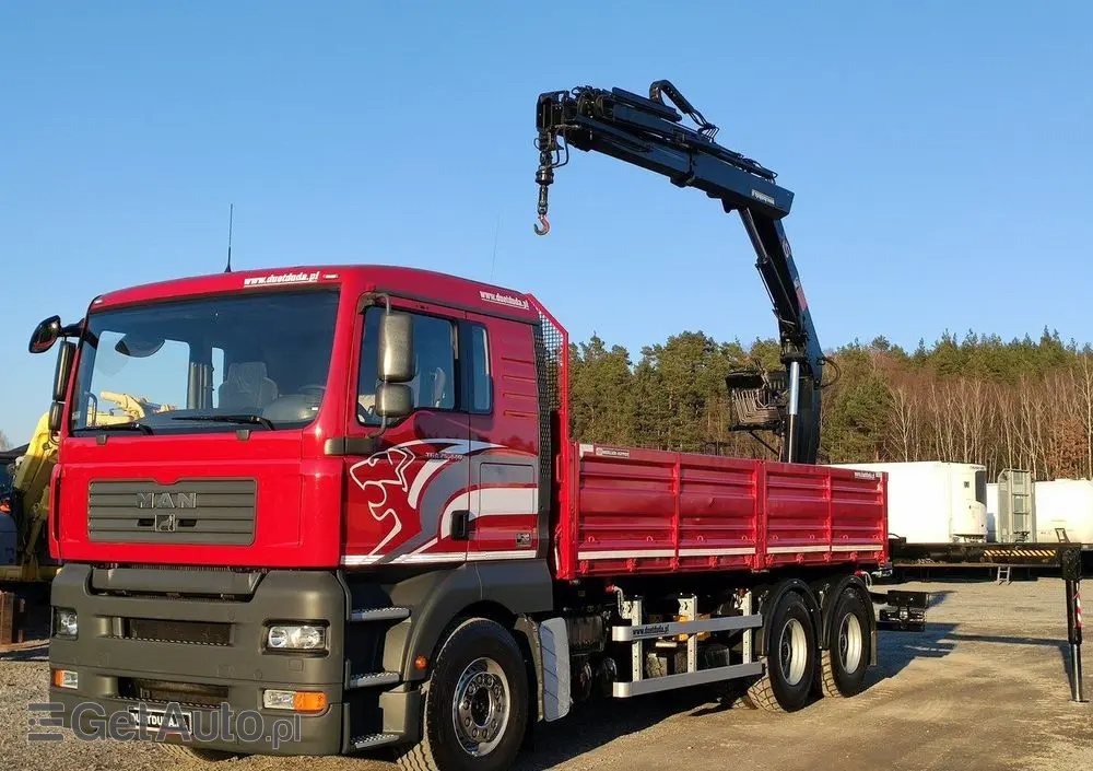 MAN Man 26.440 6x4 HDS HIAB 166 B-3 DUO Wywrotka Meiller 2-stronna 