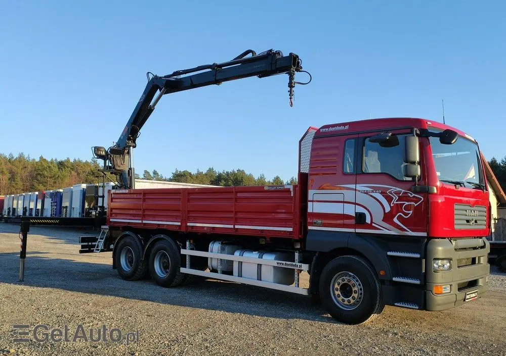 MAN Man 26.440 6x4 HDS HIAB 166 B-3 DUO Wywrotka Meiller 2-stronna 