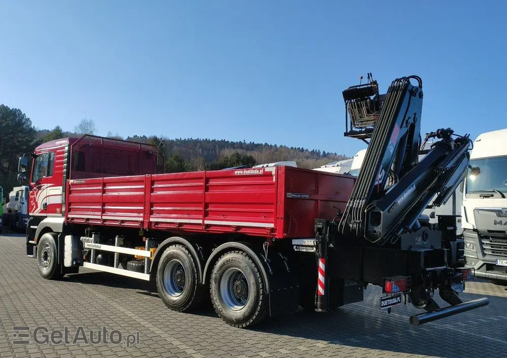 MAN Man 26.440 6x4 HDS HIAB 166 B-3 DUO Wywrotka Meiller 2-stronna 