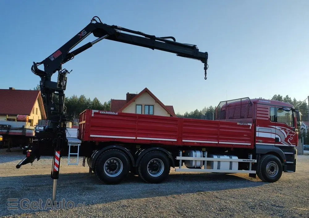 MAN Man 26.440 6x4 HDS HIAB 166 B-3 DUO Wywrotka Meiller 2-stronna 