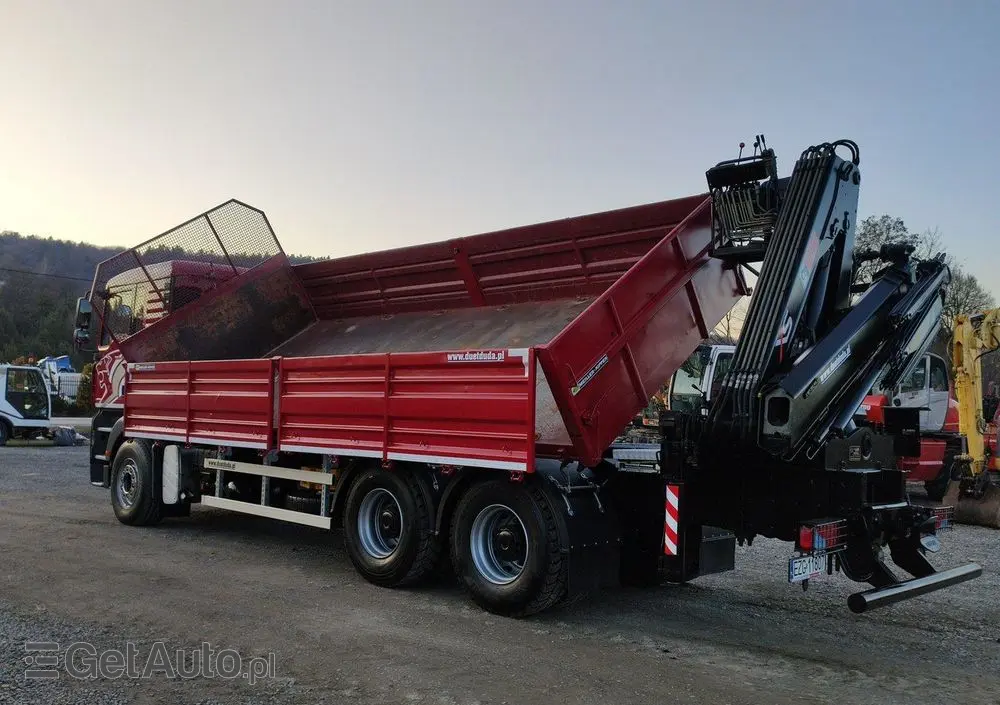 MAN Man 26.440 6x4 HDS HIAB 166 B-3 DUO Wywrotka Meiller 2-stronna 