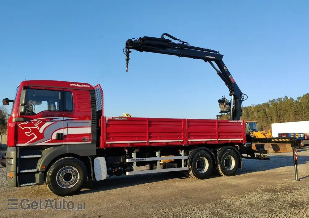 MAN Man 26.440 6x4 HDS HIAB 166 B-3 DUO Wywrotka Meiller 2-stronna 