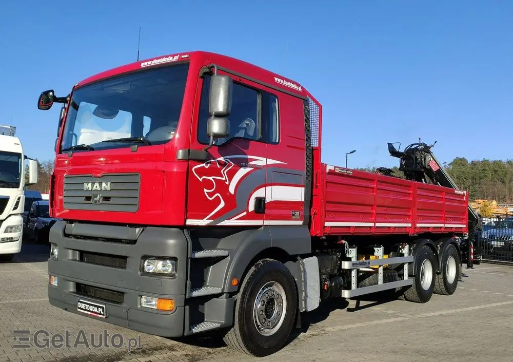 MAN Man 26.440 6x4 HDS HIAB 166 B-3 DUO Wywrotka Meiller 2-stronna 