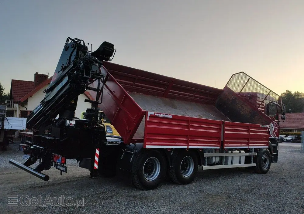 MAN Man 26.440 6x4 HDS HIAB 166 B-3 DUO Wywrotka Meiller 2-stronna 